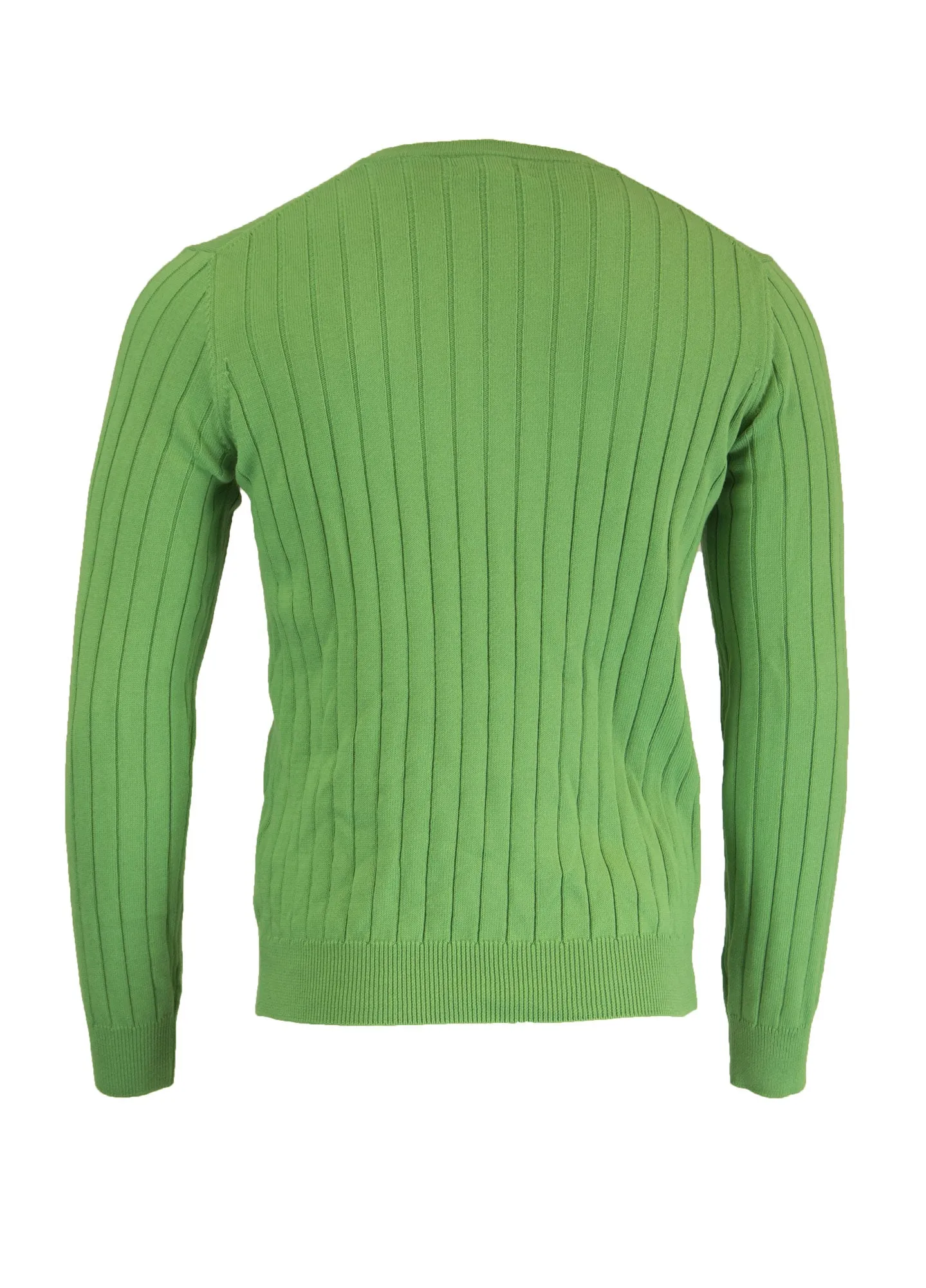 Gant Men's P.N. Cotton Rib V-Neck, Medium, Kiwi