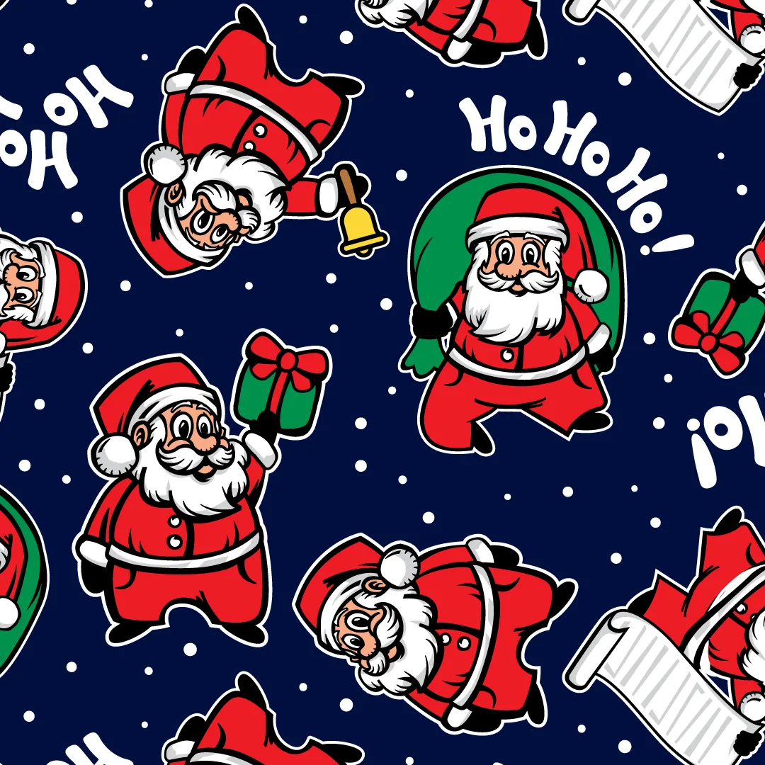 Goolies (Kids) Long Pyjamas - Santa - Trousers & T-Shirt