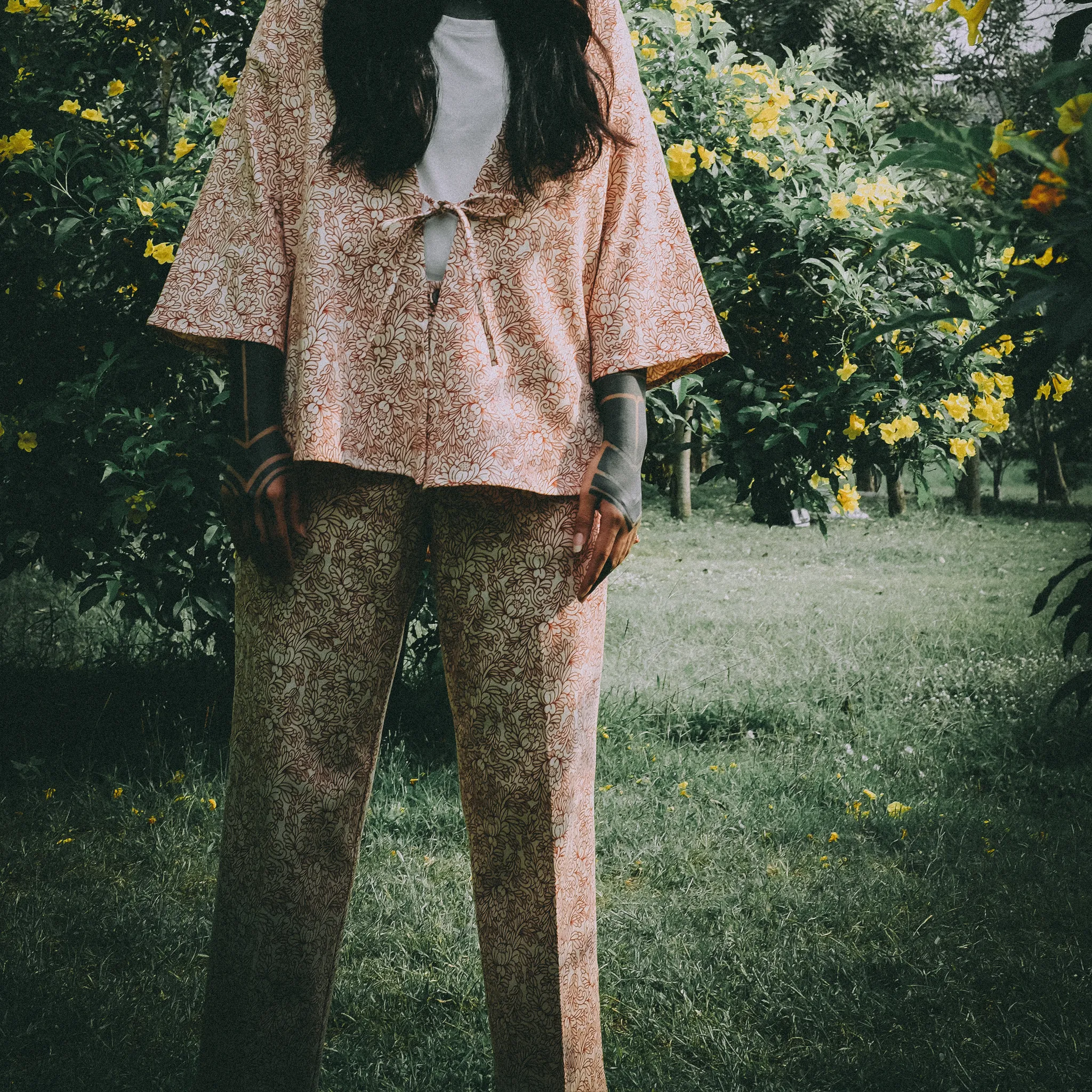 GUY LE TATOOER X LOCO MOSQUITO "THE NEW SUN" WOMENS TROUSERS