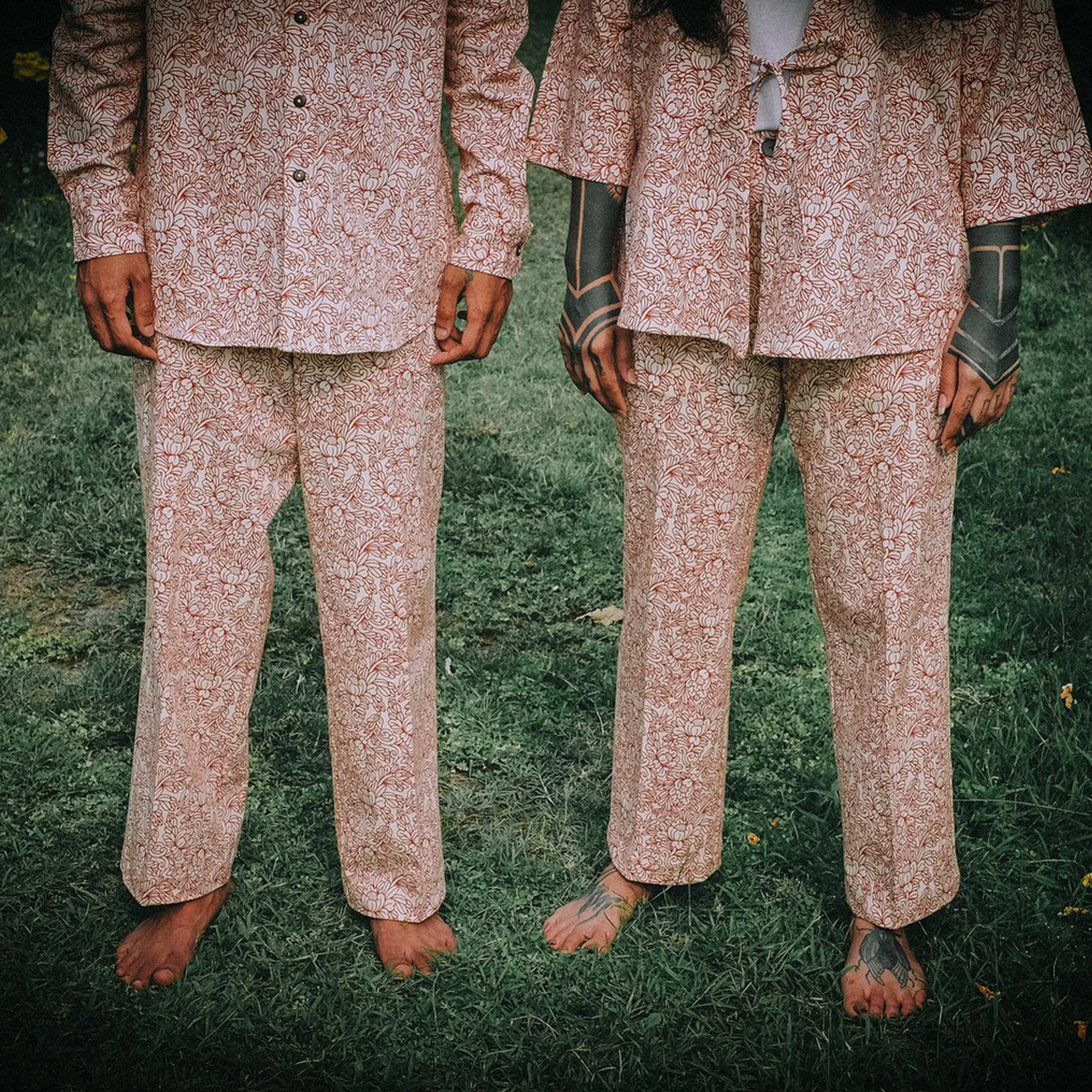 GUY LE TATOOER X LOCO MOSQUITO "THE NEW SUN" WOMENS TROUSERS