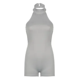 Halter Ruched Romper