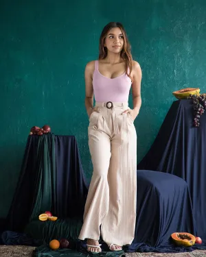 High Waist Wide Leg Pant