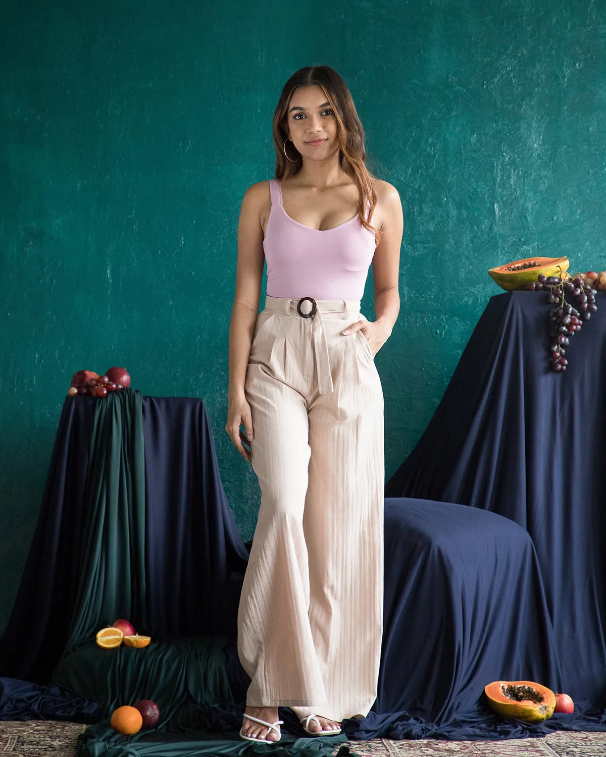 High Waist Wide Leg Pant