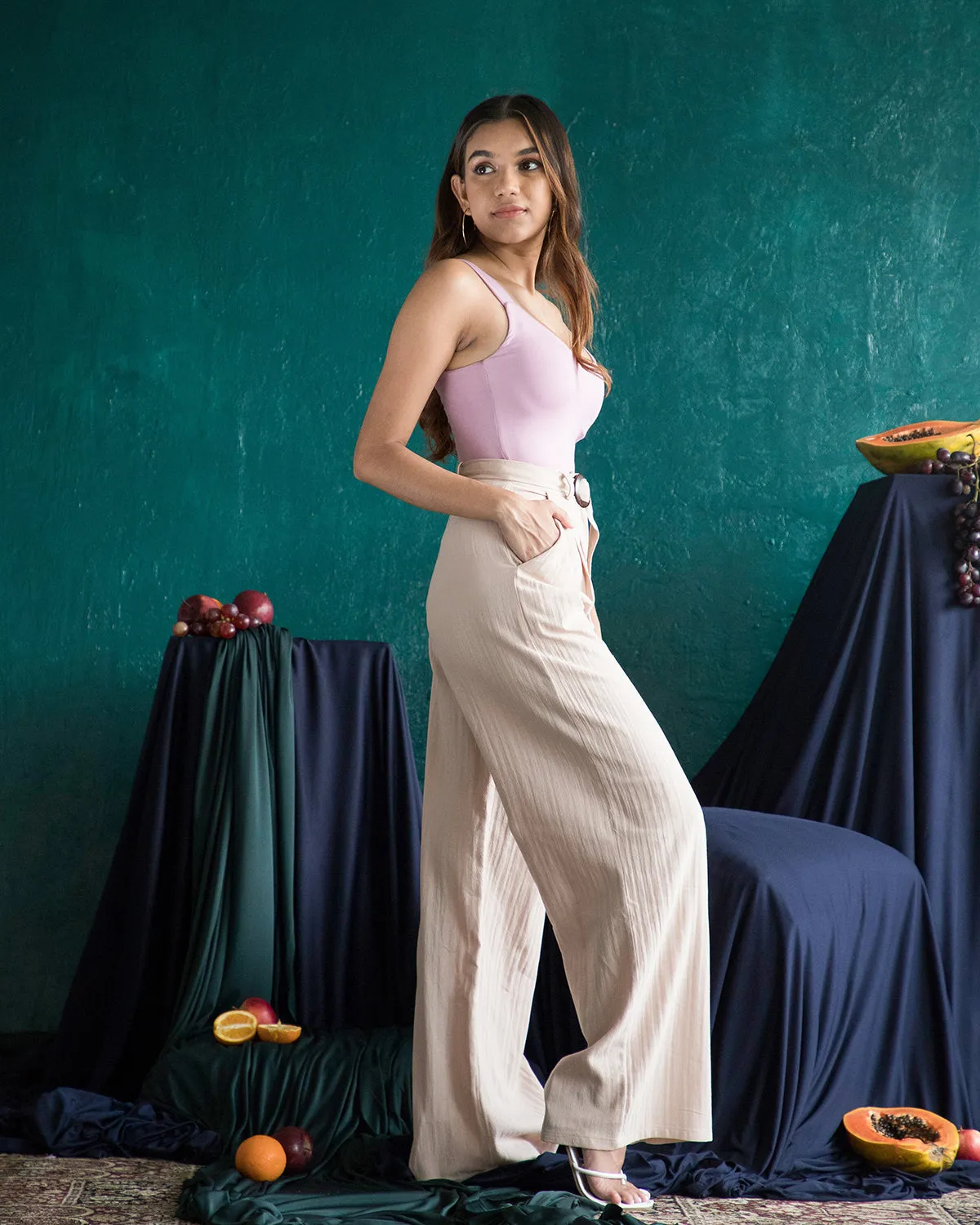 High Waist Wide Leg Pant