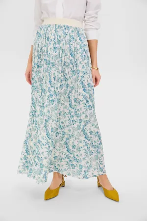 Jardin De Fleurs Plisse Crinkle Terra Skirt