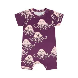 Jellyfish Purple Romper