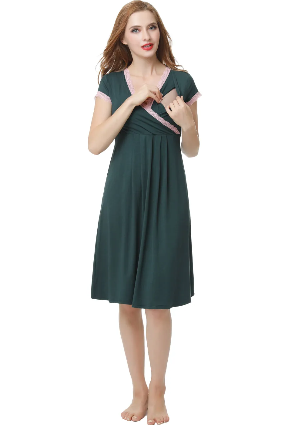 Kimi   Kai Maternity "Jenny" Nursing Nightgown