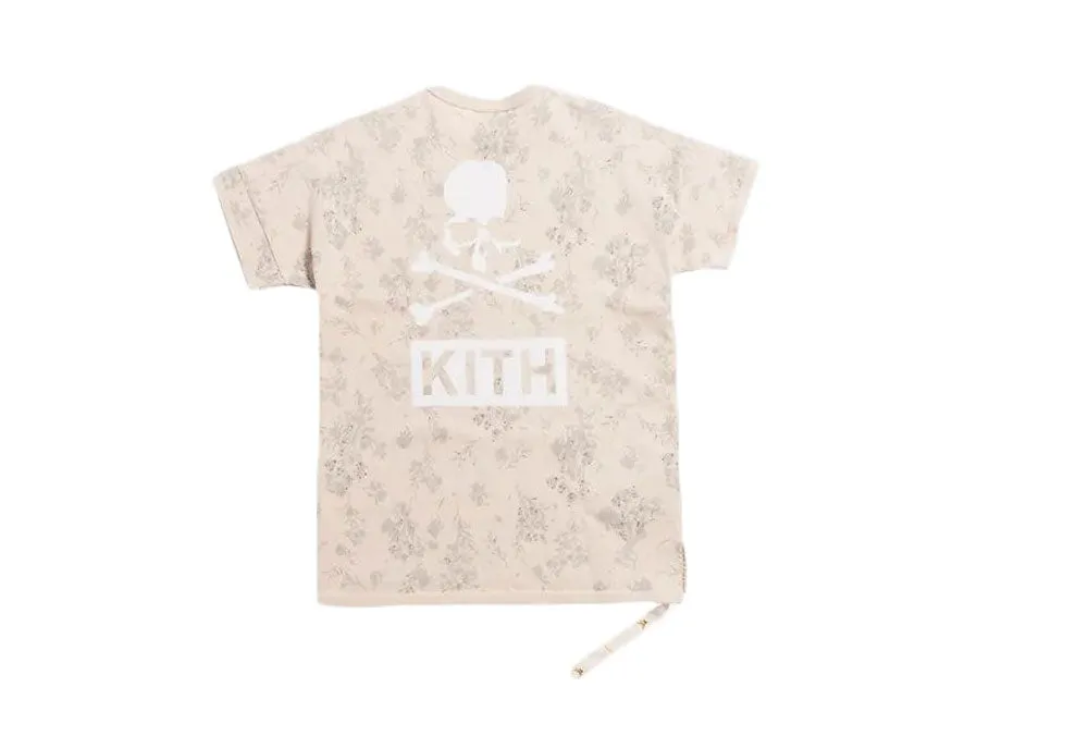 KITH X MASTERMIND WORLD Men's Turtle Dove Reverse SS Floral Sweater KH3397