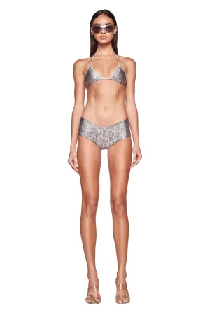 LANNAH SHORT - GREY : CROCODILE