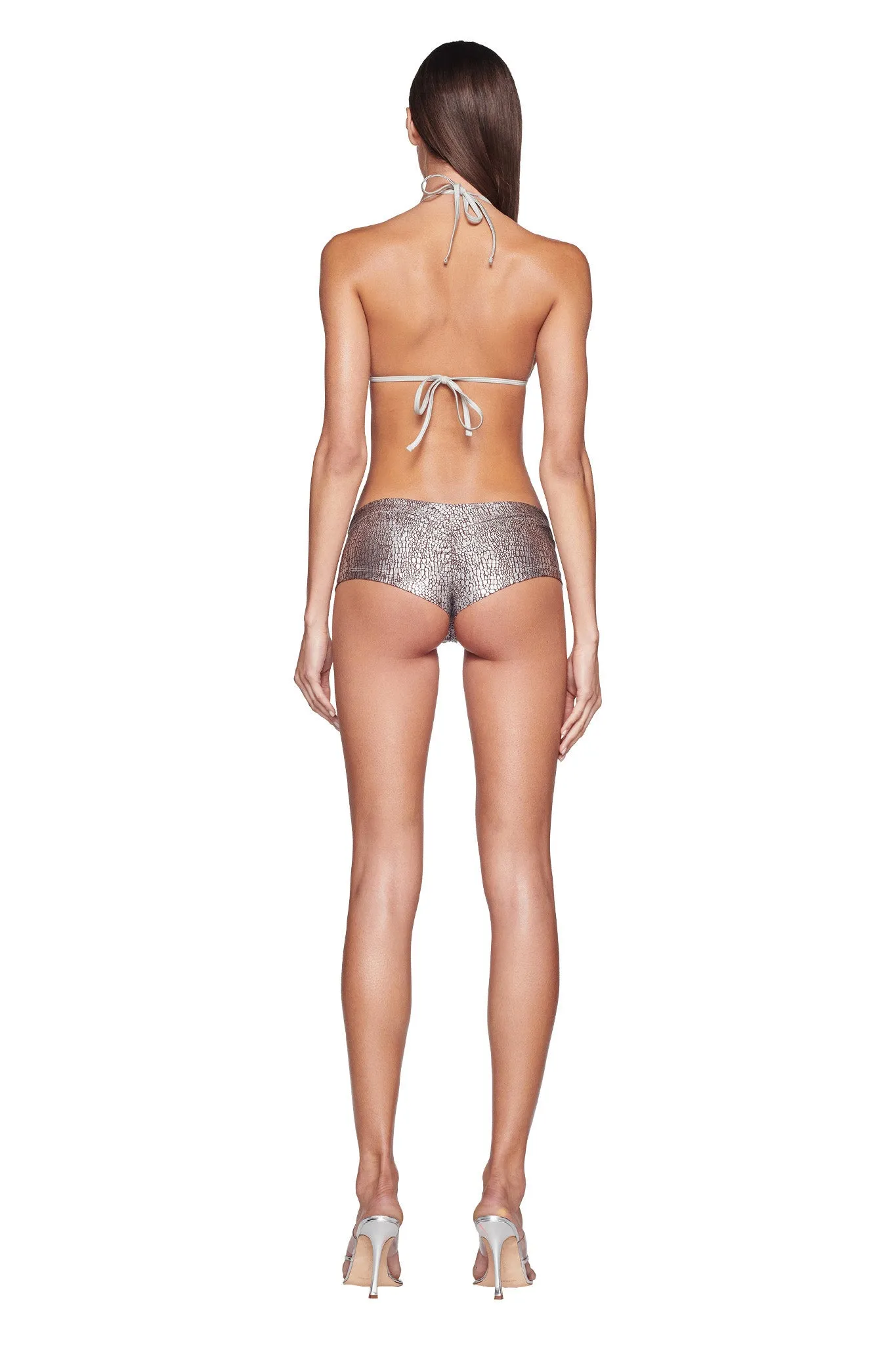 LANNAH SHORT - GREY : CROCODILE