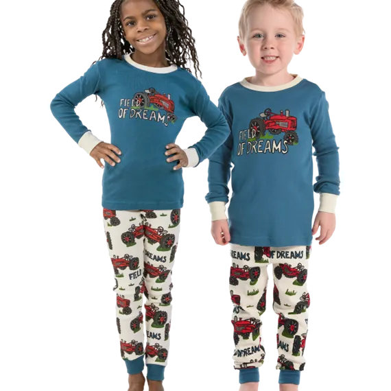 Lazy One Kid's Field of Dreams Pj Set