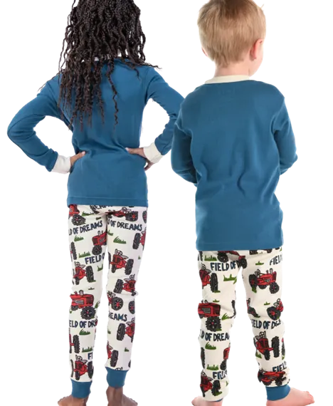 Lazy One Kid's Field of Dreams Pj Set