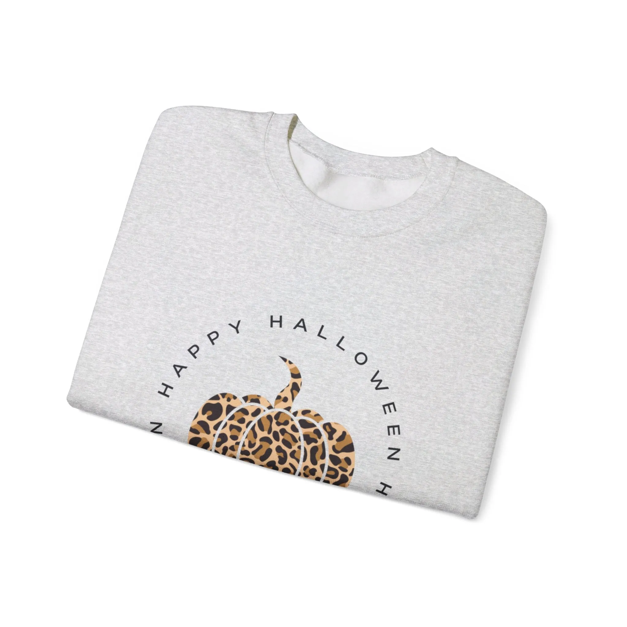 Leopard Pumpkin Crewneck Sweatshirt