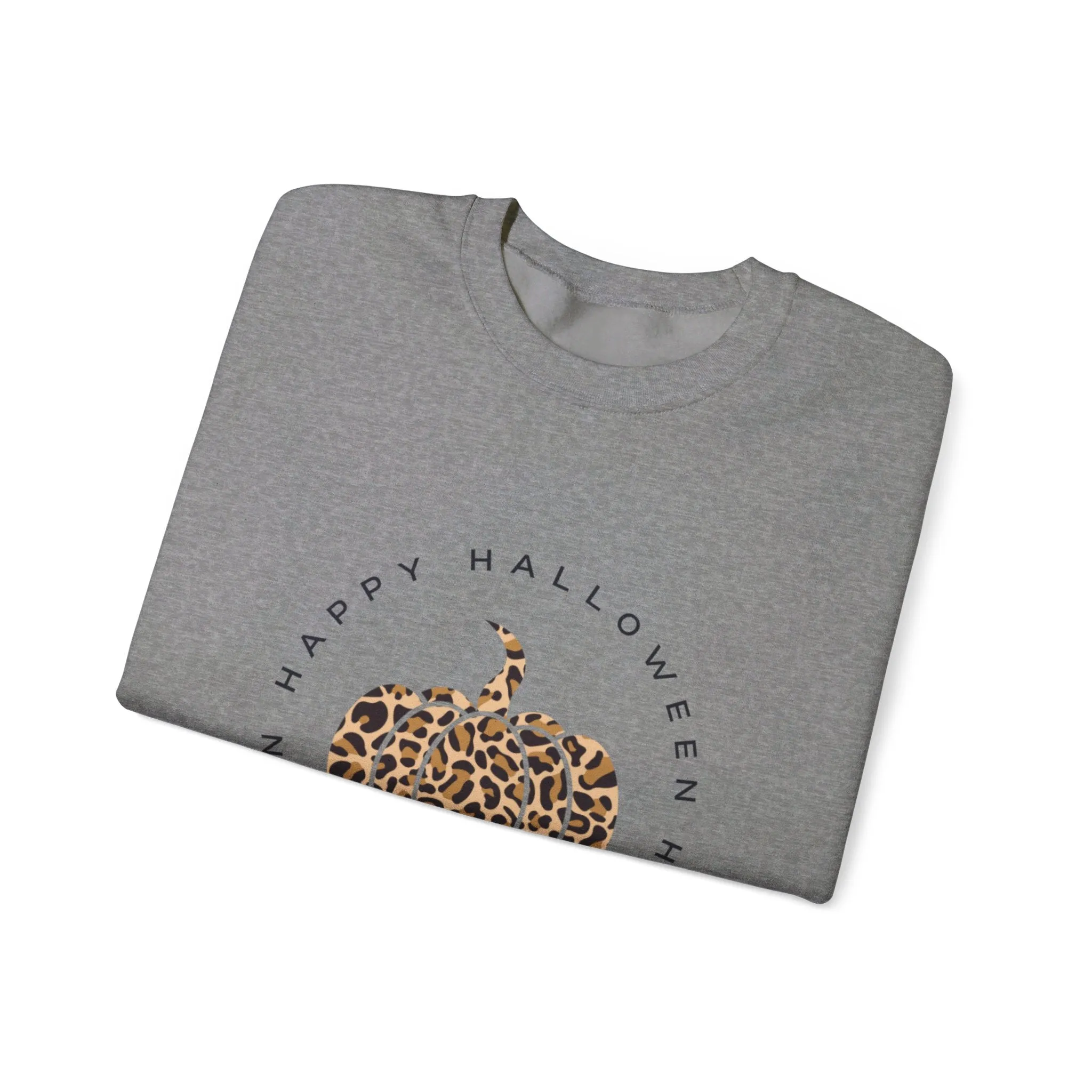 Leopard Pumpkin Crewneck Sweatshirt
