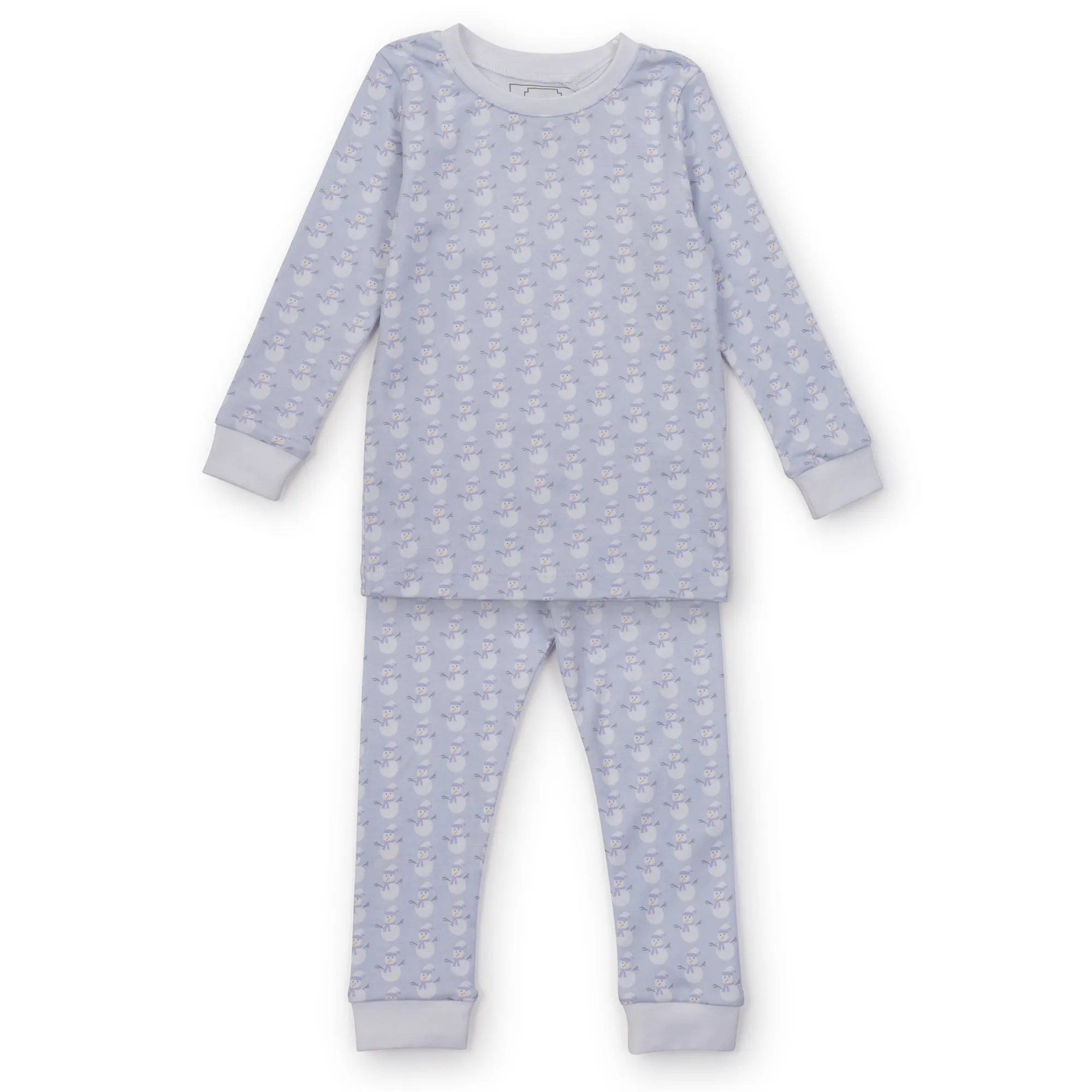 Lila   Hayes Snowman Pajama Set - Blue