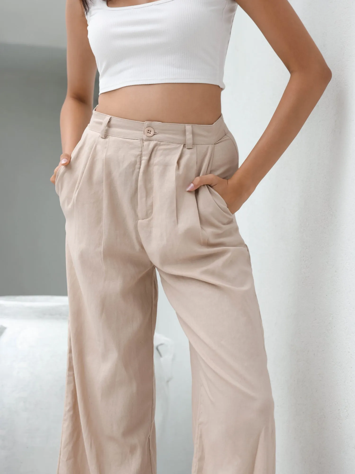 Linen Culet Pant