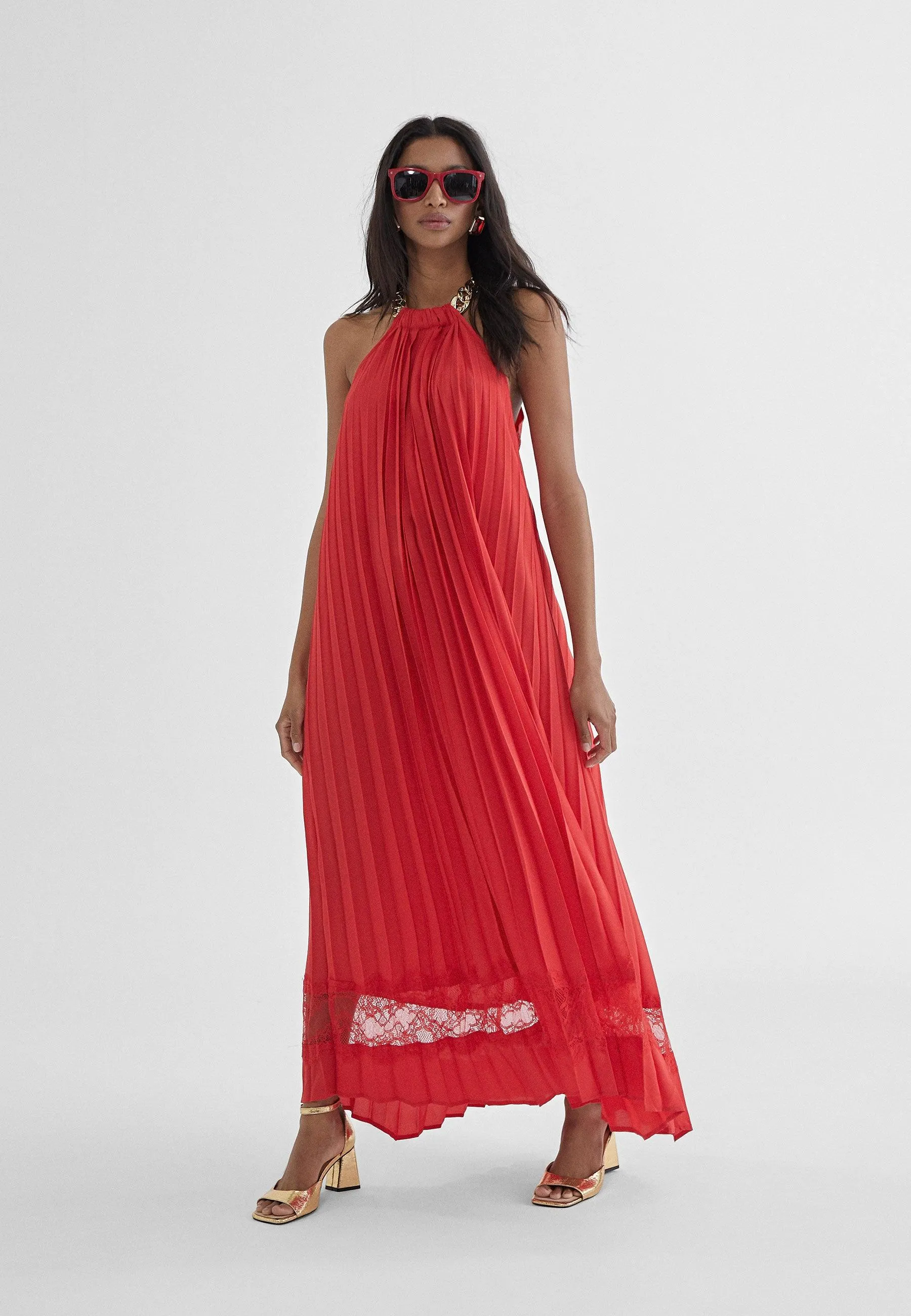 Long halter dress