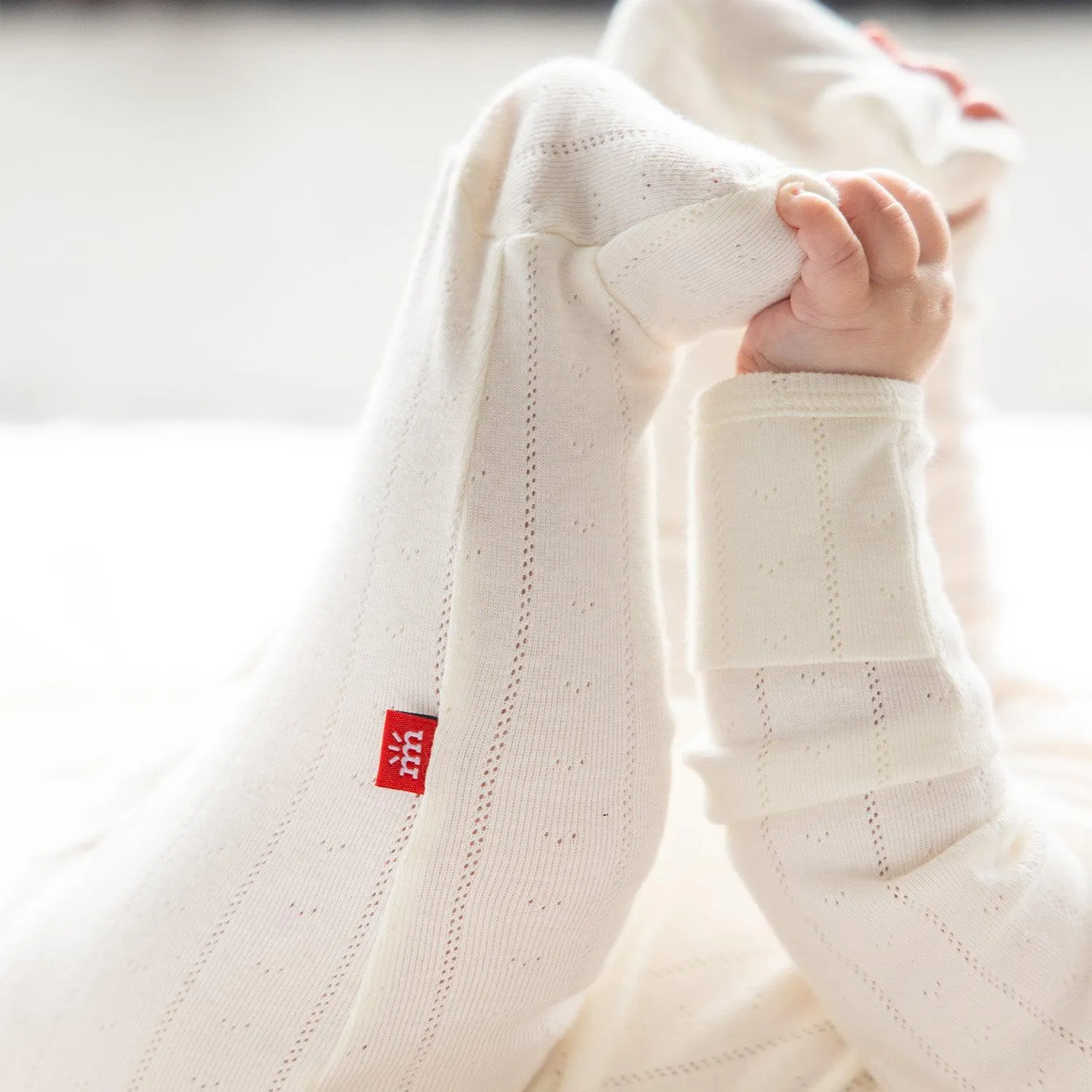 Love Lines Footie Pointelle