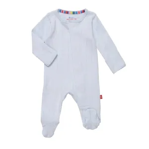 Love Lines Footie Pointelle