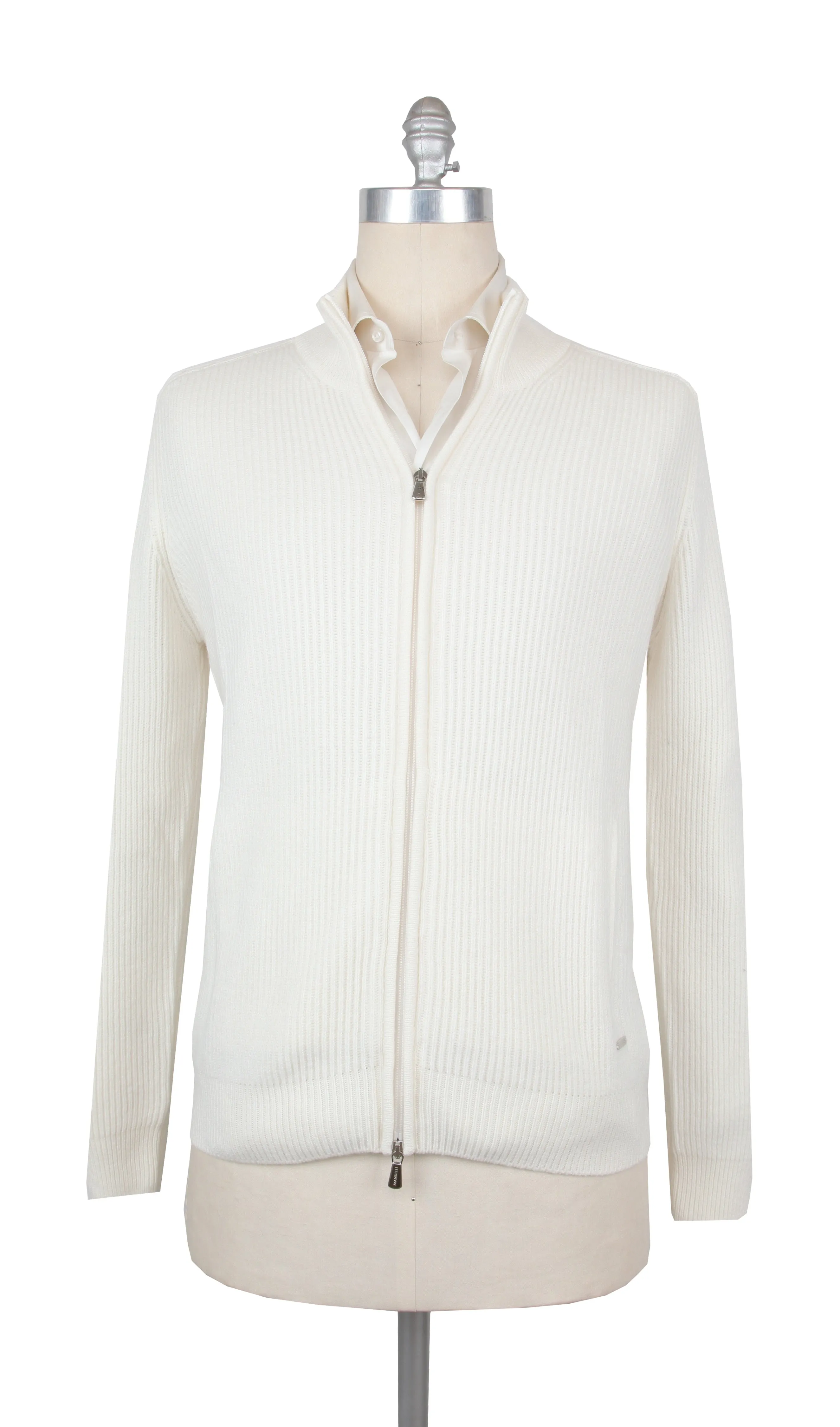 Mandelli Cream Crewneck Jacket