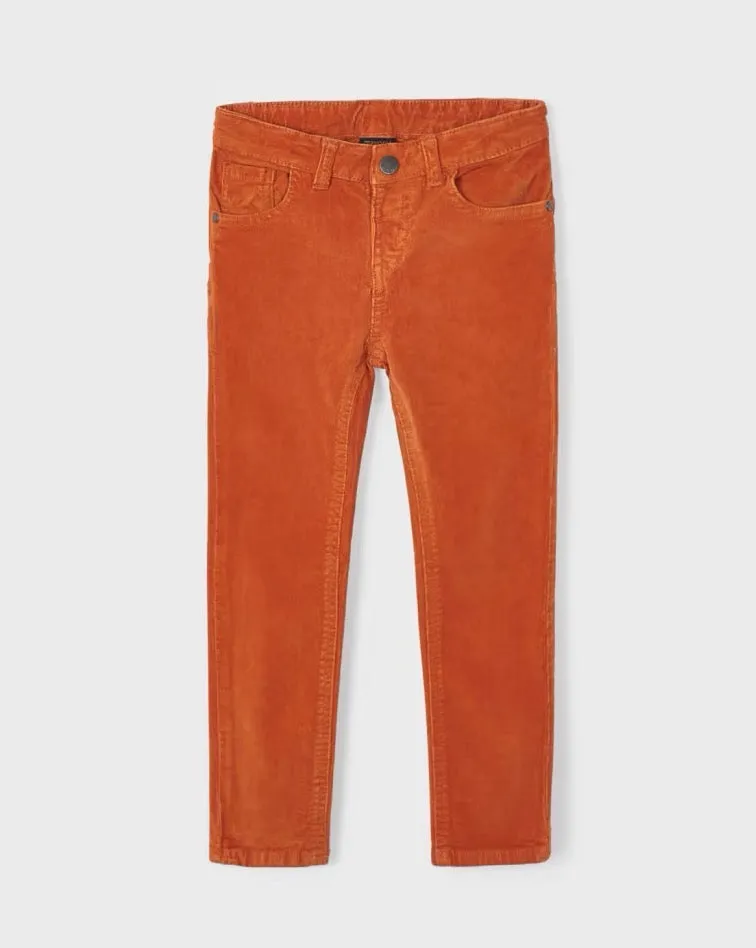 Mayoral Boys Cords 537Aw23 Pumpkin