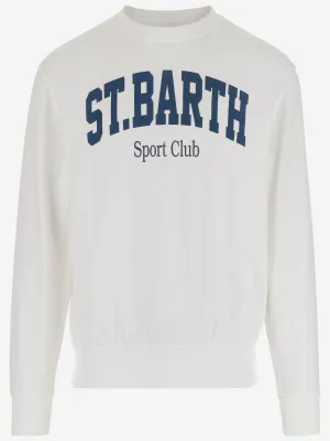MC2 Saint Barth Cotton Sweatshirt med logotyp