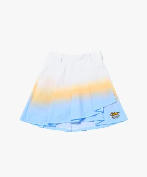 MCC Women's Print Pleats Skirt - Yellow