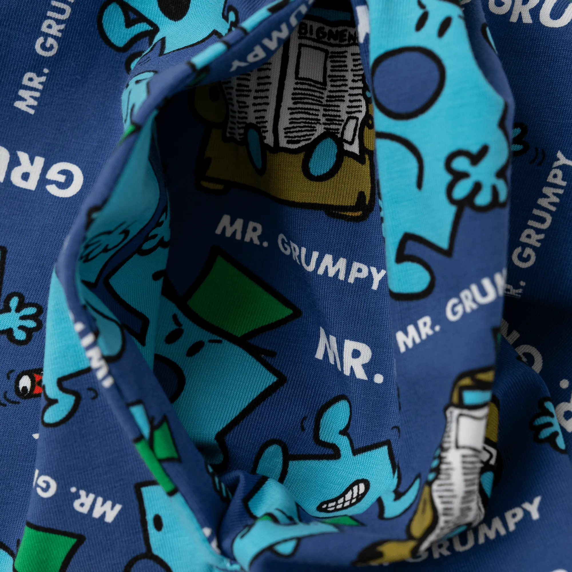 Mens Long Pyjamas - Mr Grumpy - Trousers & T-Shirt