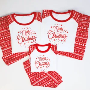 Merry Christmas Family Christmas Pyjamas