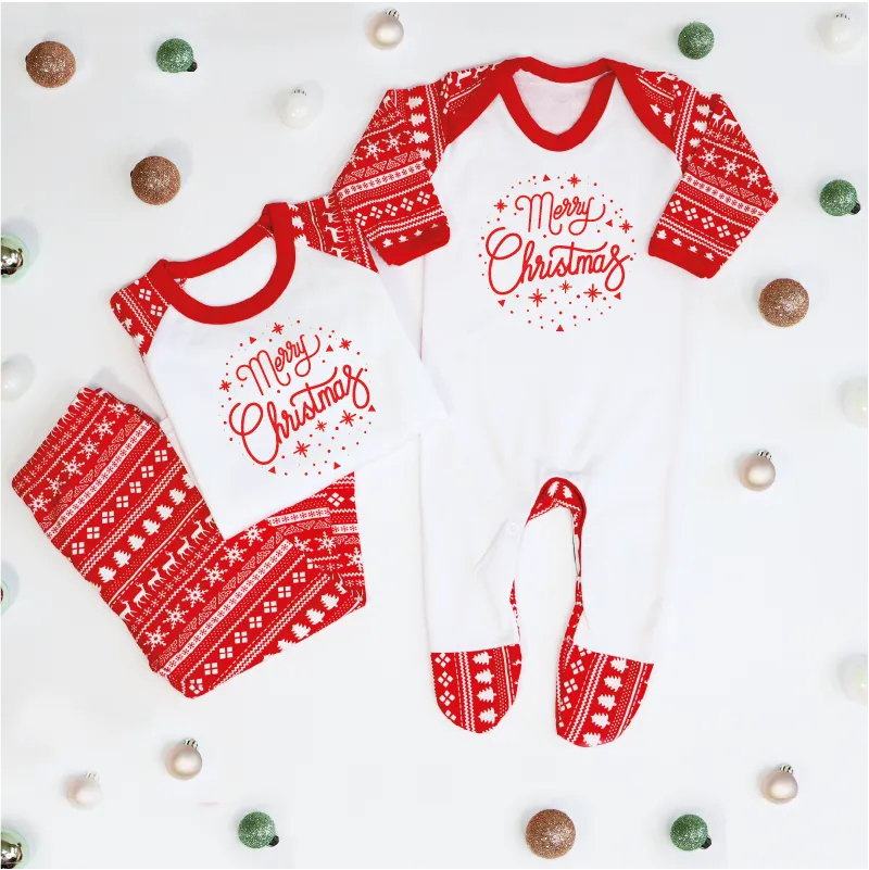 Merry Christmas Family Christmas Pyjamas