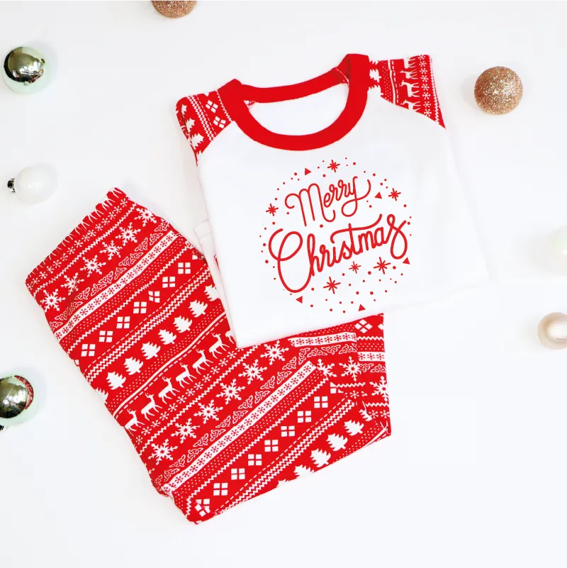 Merry Christmas Family Christmas Pyjamas