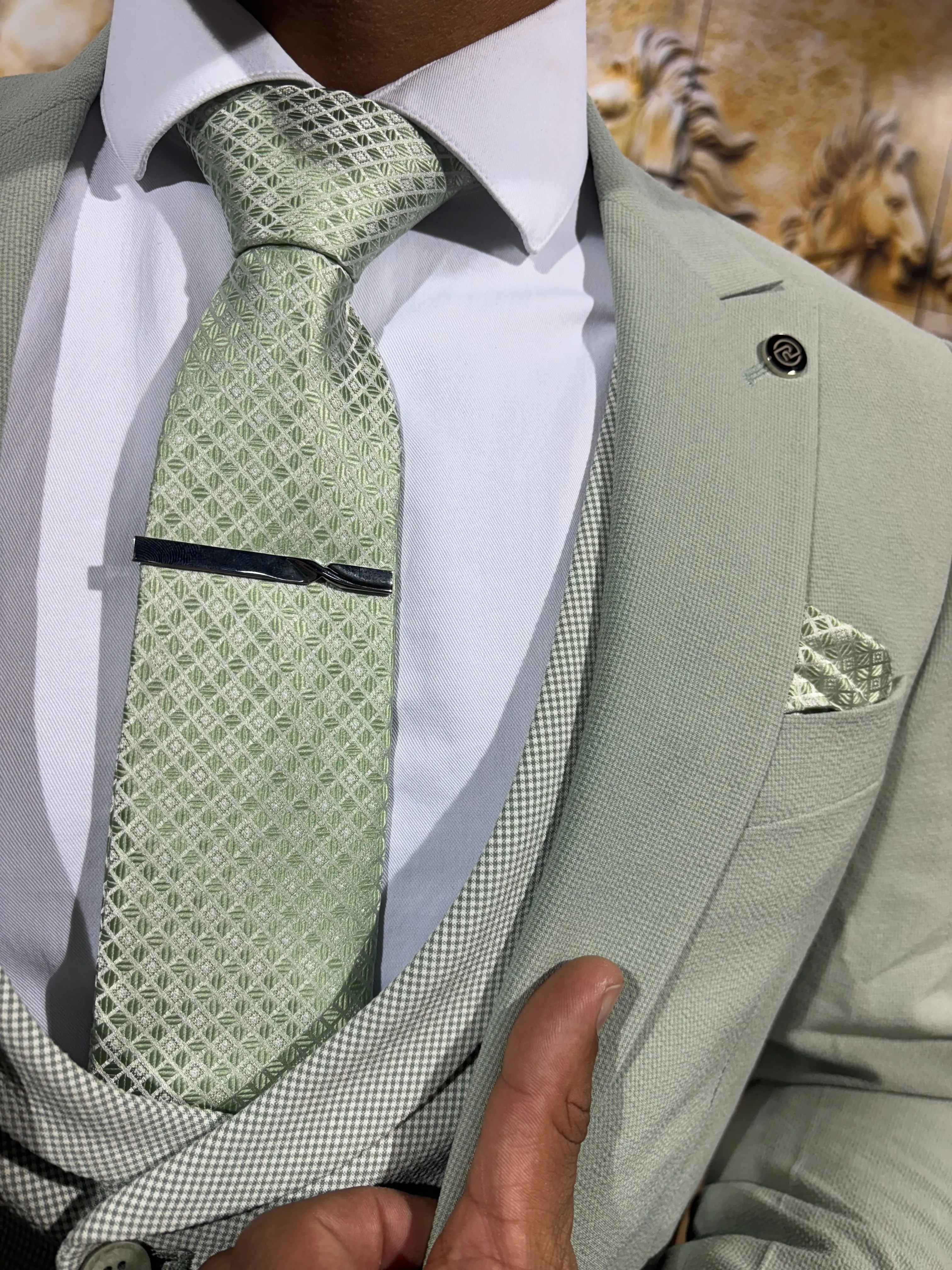 Mojito - Mint Green 3 Piece Suit