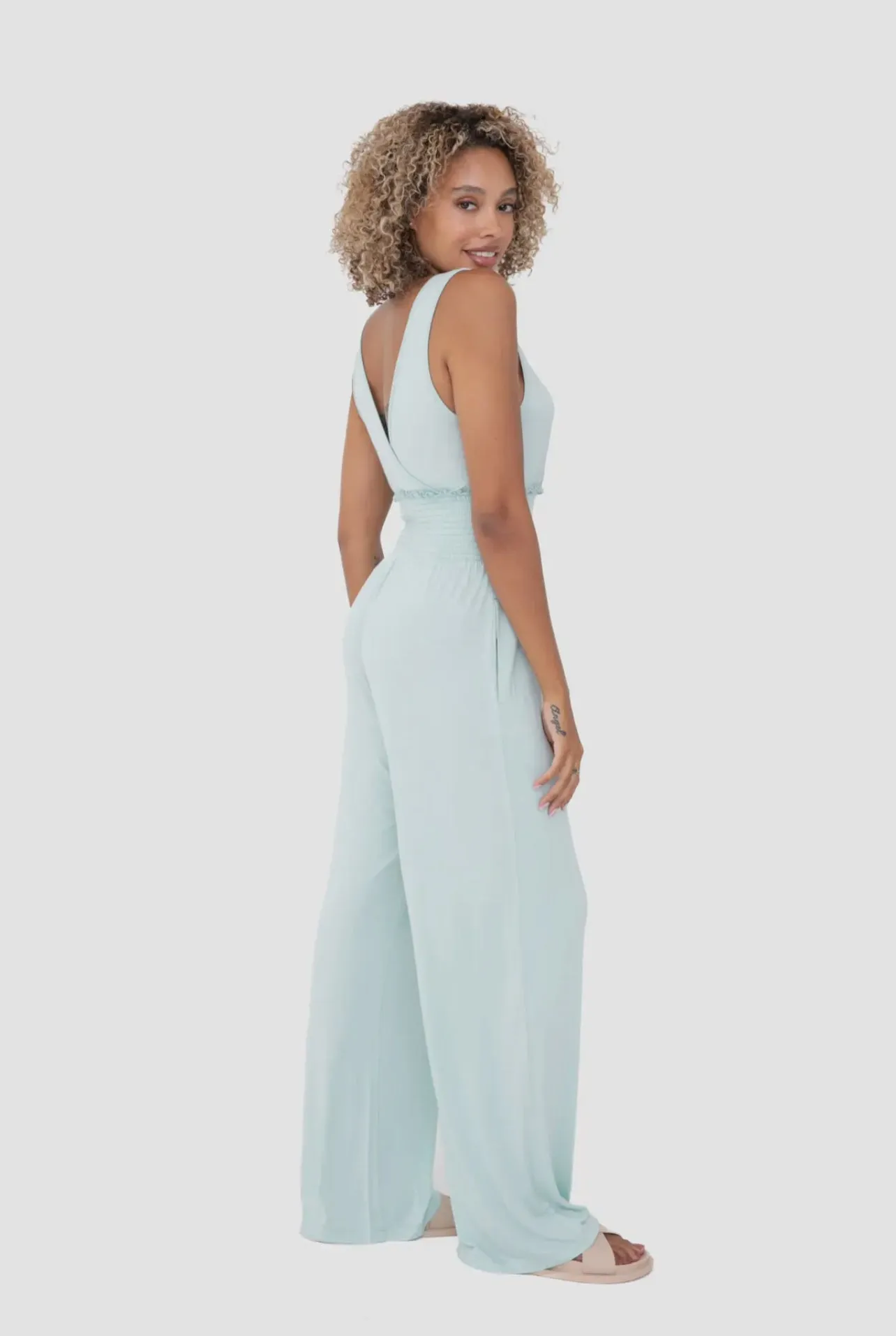 Mono B Wide Leg Jumpsuit