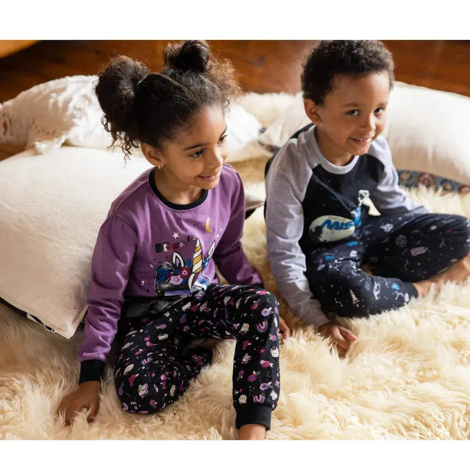 Nano Girls Caticorn Pyjamas Size 2 to 10y