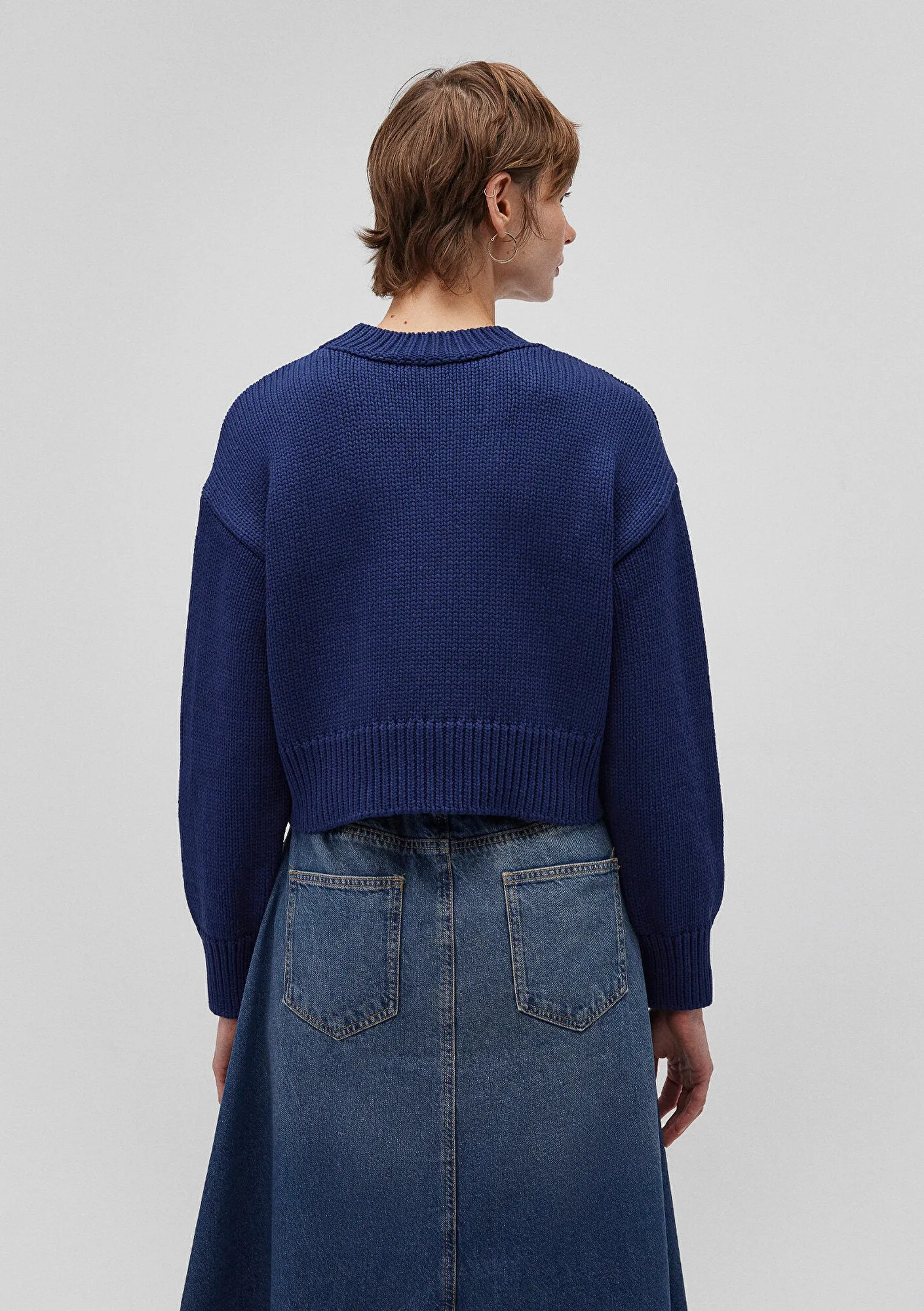 Navy Crewneck Sweater