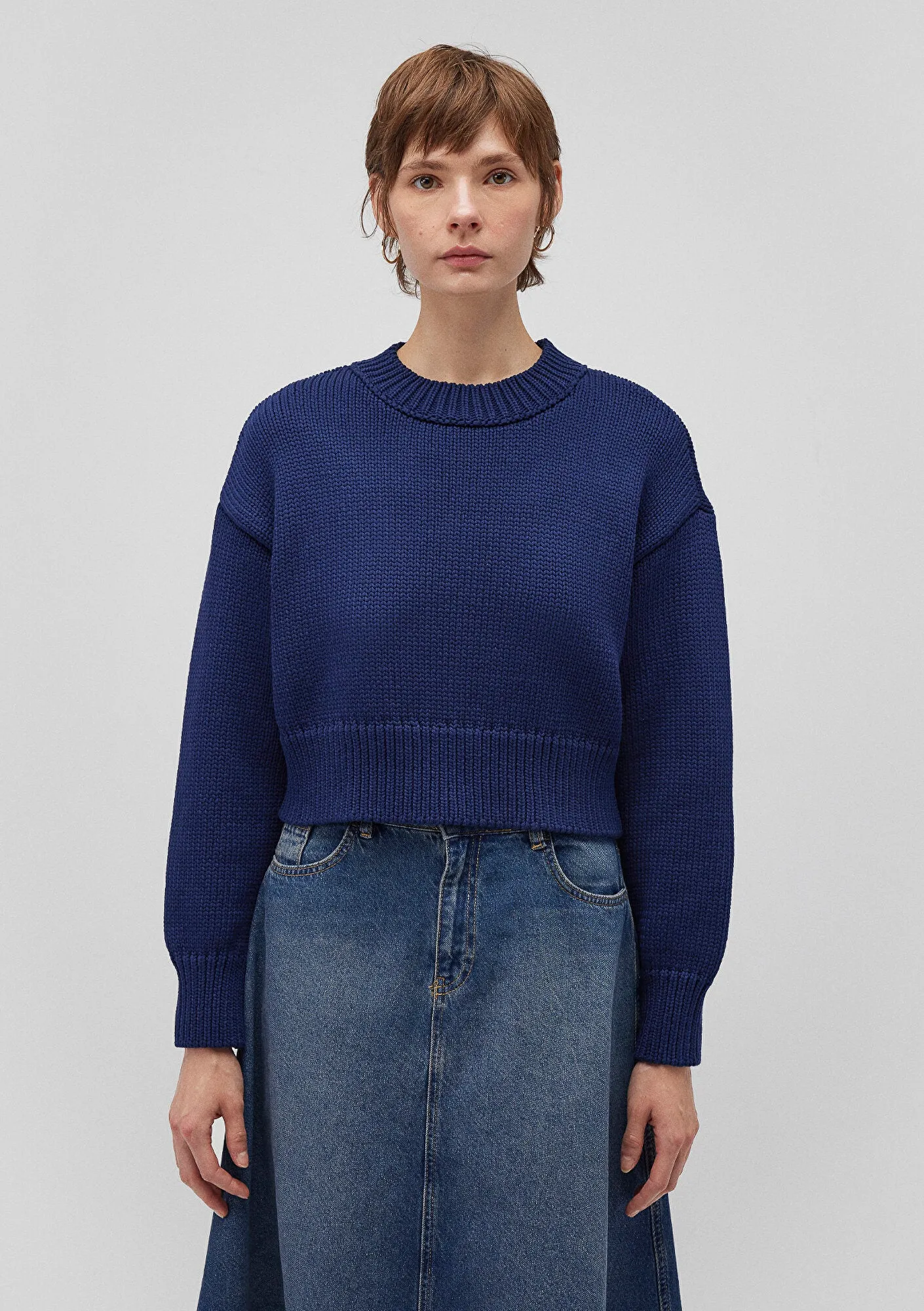 Navy Crewneck Sweater
