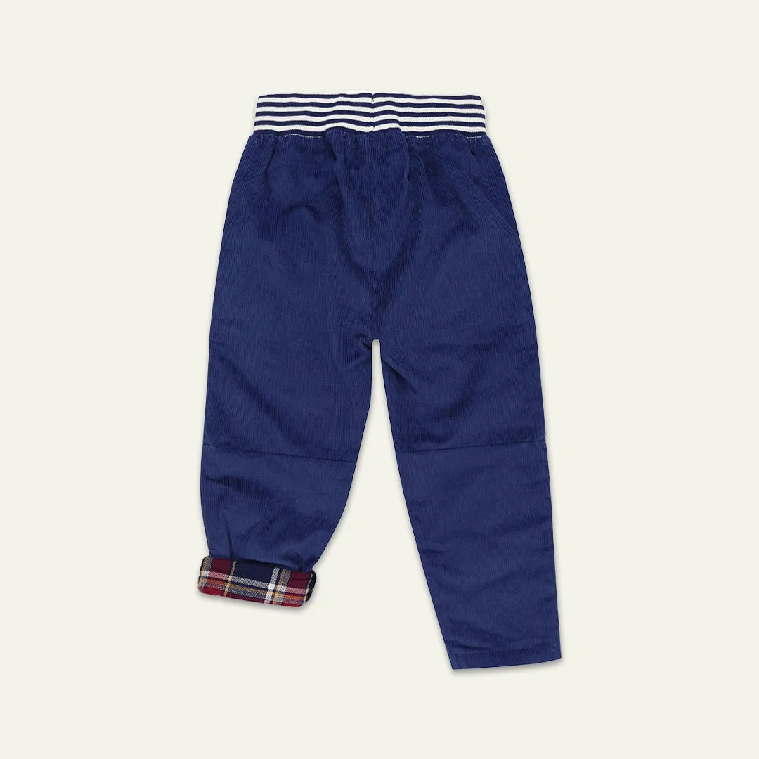 Navy Plain Trousers