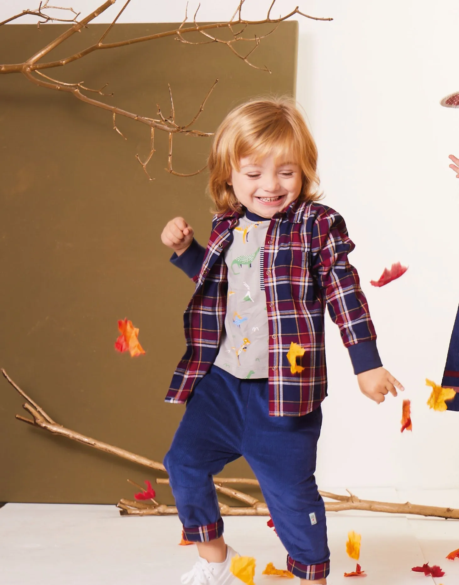 Navy Plain Trousers