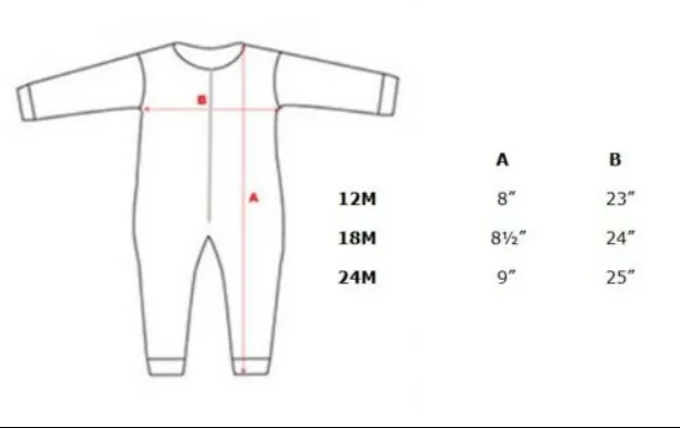 NCAA Official Baby 1 Piece Sleeper Pajamas