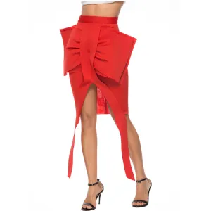 New Big Bow Bodycon Skirt
