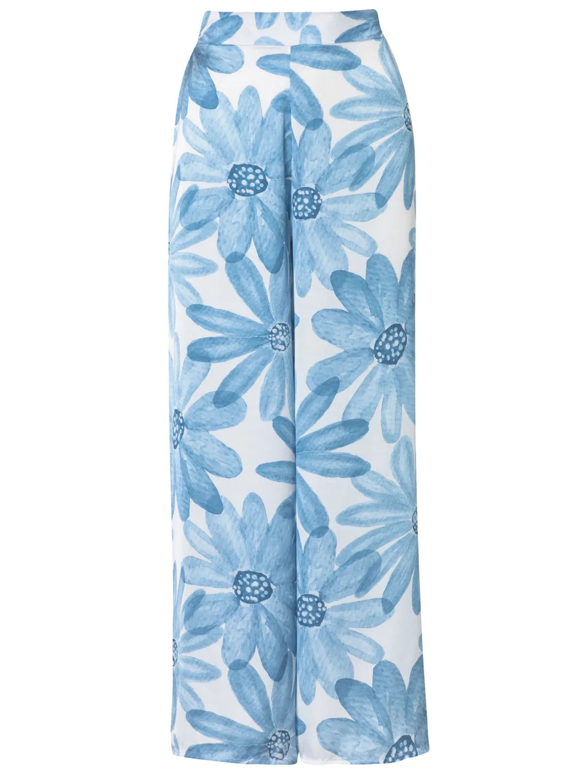 Ocean Lane Blue Flower Ilana Pant ::RET