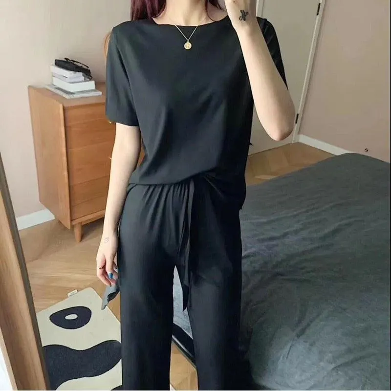 Pajamas Two Pieces Set Home Wear Nightwear