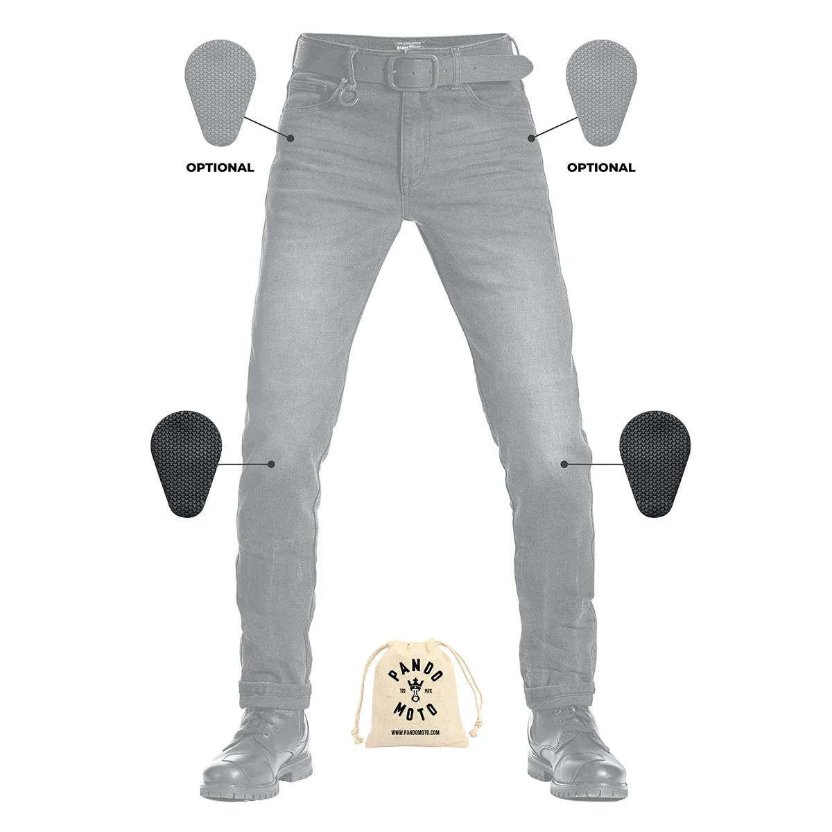 Pando Moto Robby Cor 01 Mens Jeans