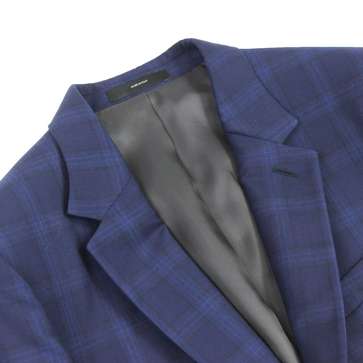 Paul Smith - Soho Tailored Fit Suit in Navy Blue Check
