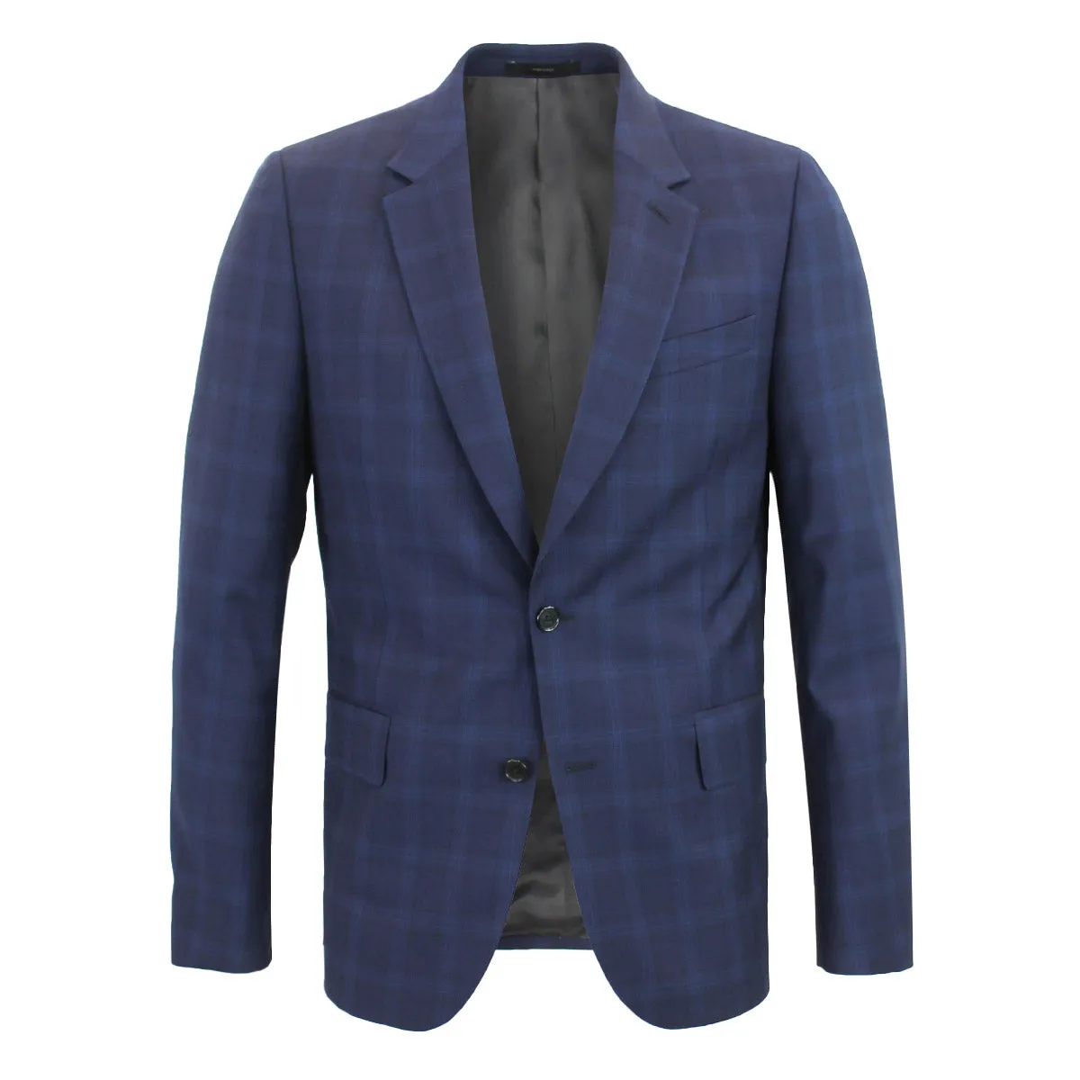 Paul Smith - Soho Tailored Fit Suit in Navy Blue Check