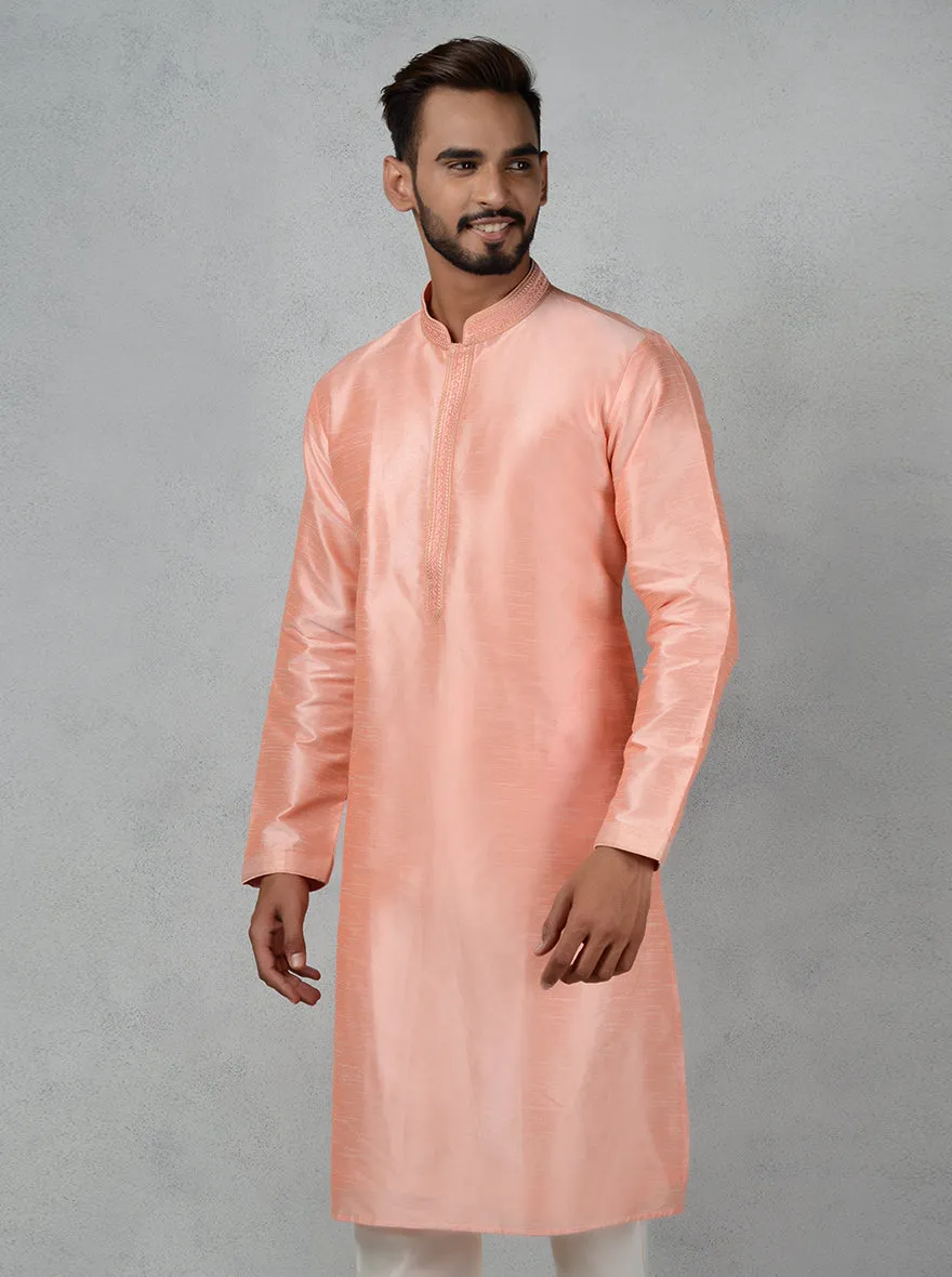Peach Kurta Set | Azania