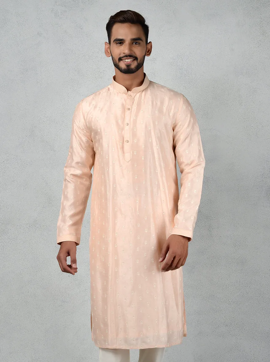Peach Kurta Set | Azania