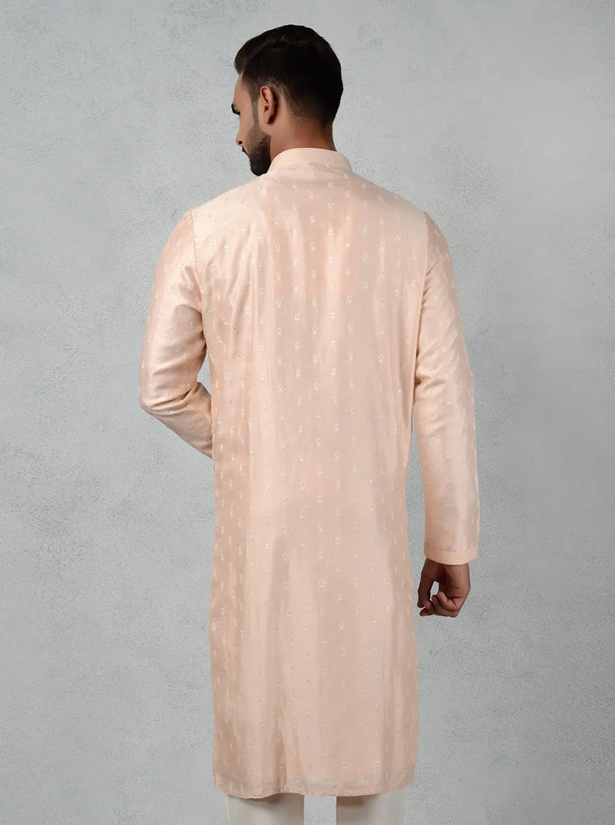 Peach Kurta Set | Azania