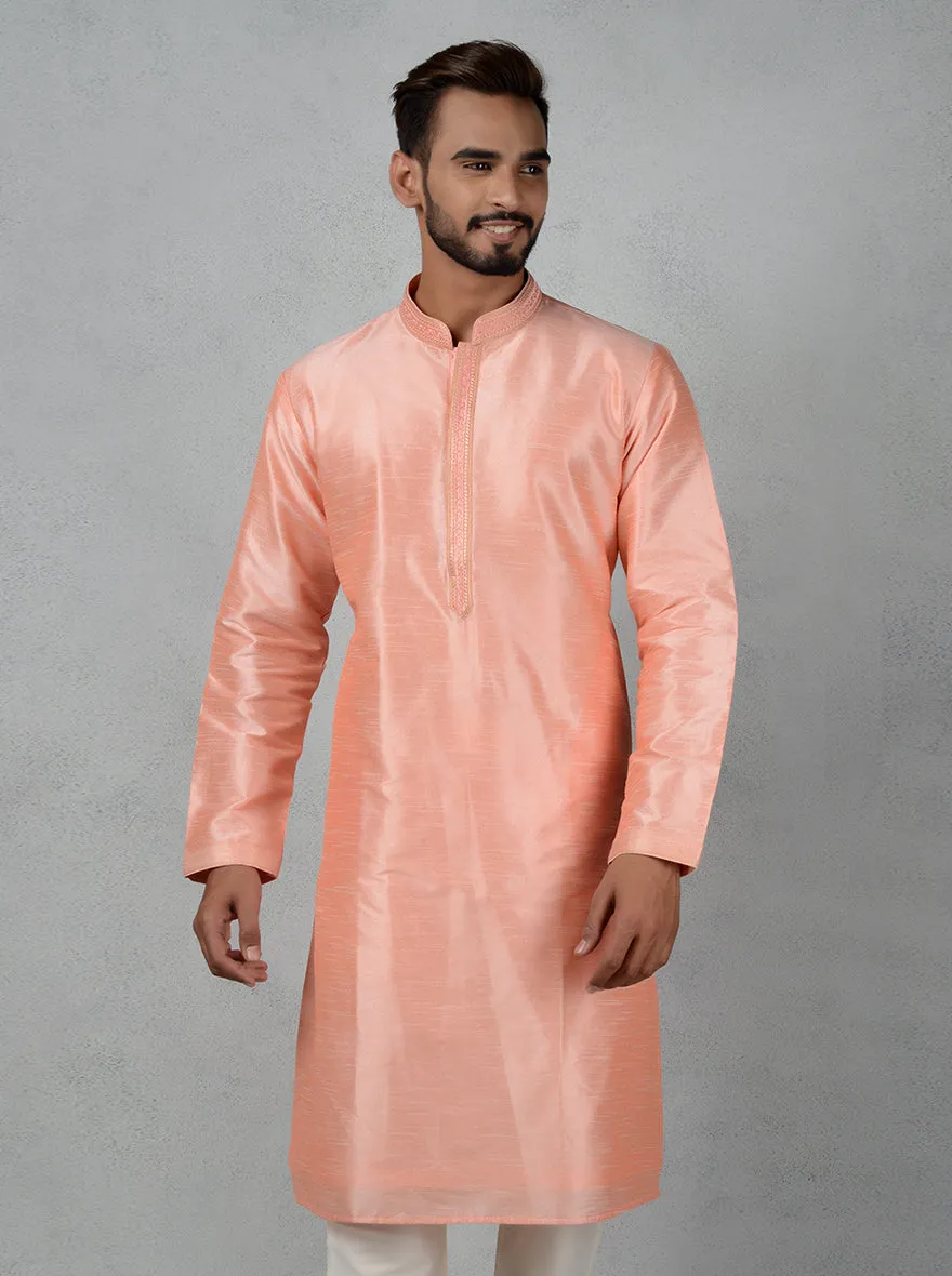 Peach Kurta Set | Azania