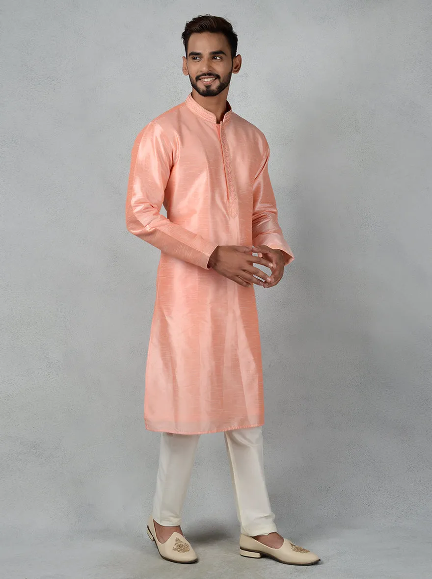 Peach Kurta Set | Azania